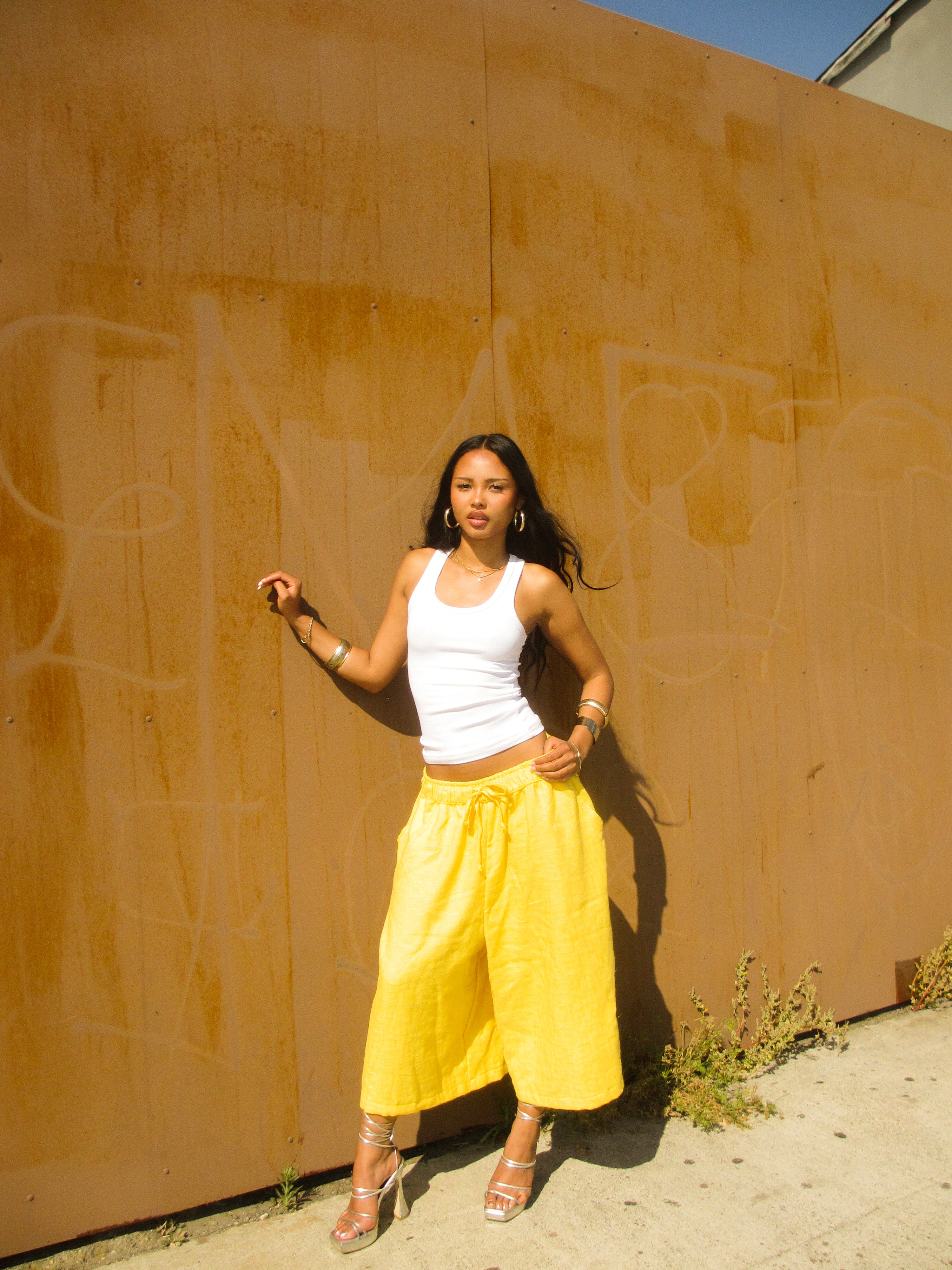 LUNGI SHORTS (yellow)